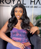 16" Super Deluxe 300g Wig with 5x5 HD Closure -VID